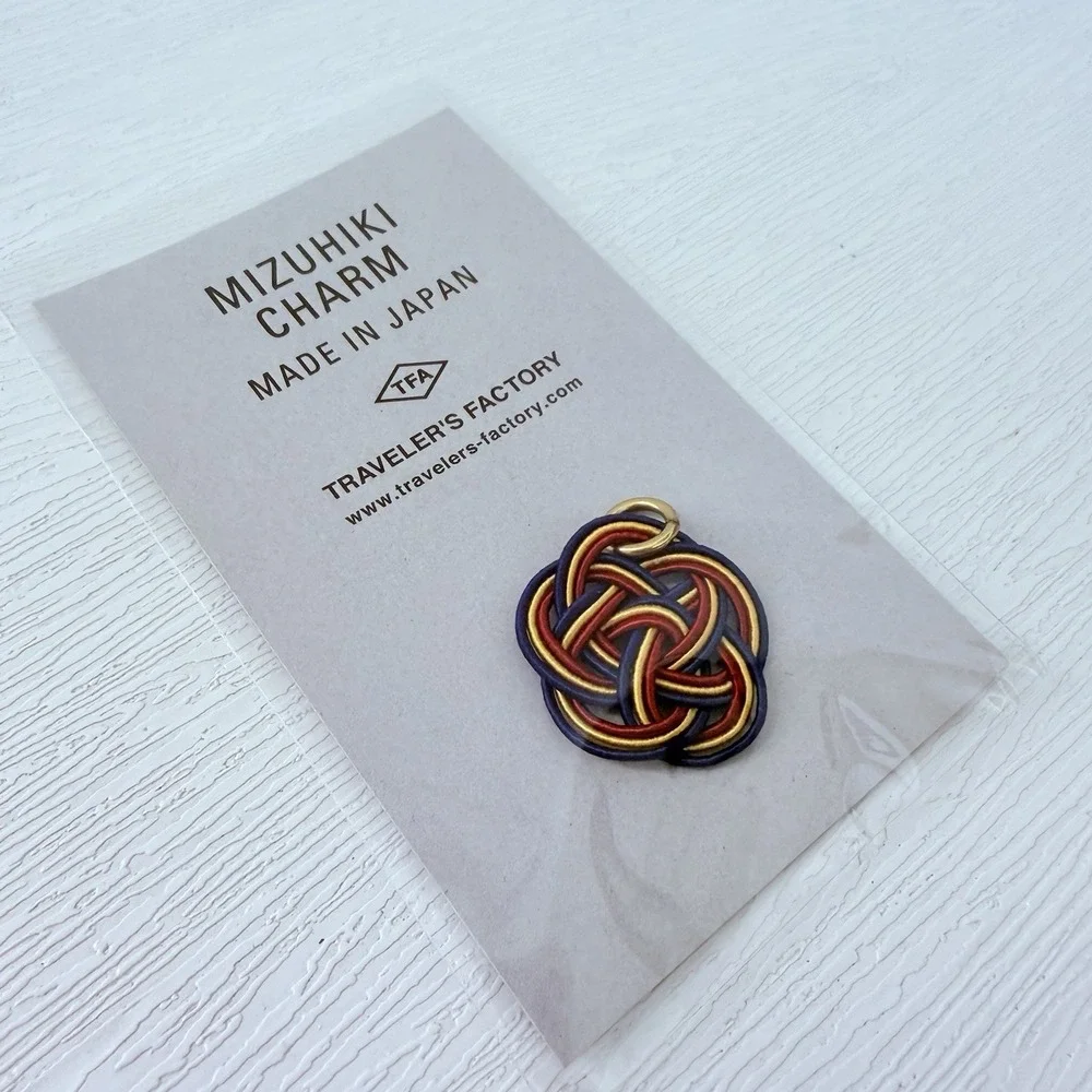 Traveler's Factory Mizuhiki Charm Navy JAPAN Traveler's Notebook NEW